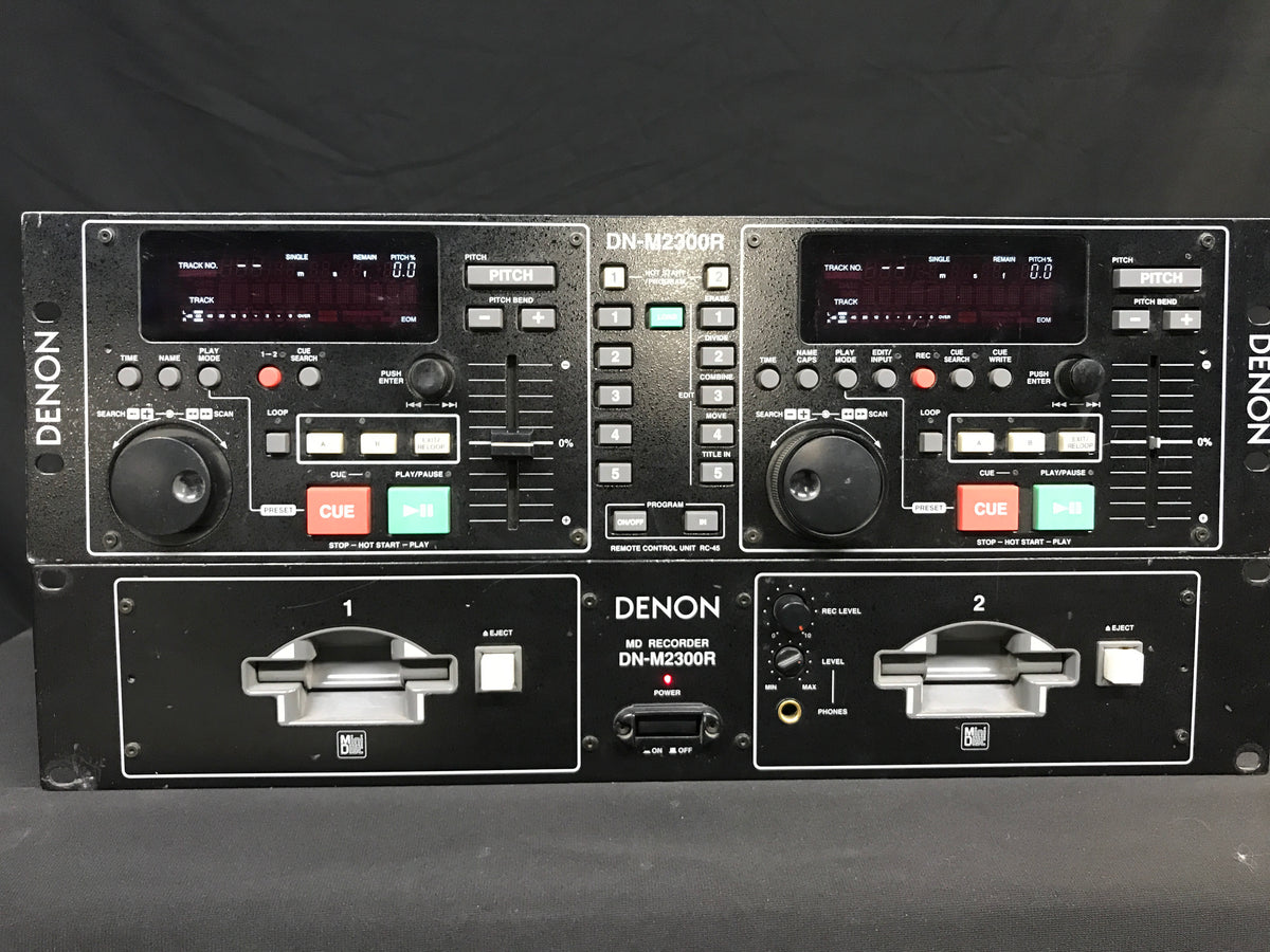 Used Denon DN-M2300R dual MD player/recorder – Sound Art Used Gear