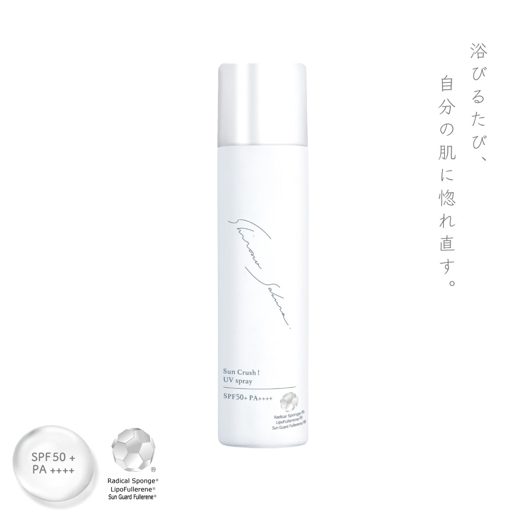 公式】フラーレン配合 日焼け止めスプレー ｜ 透百合 ｜ シロノサクラ