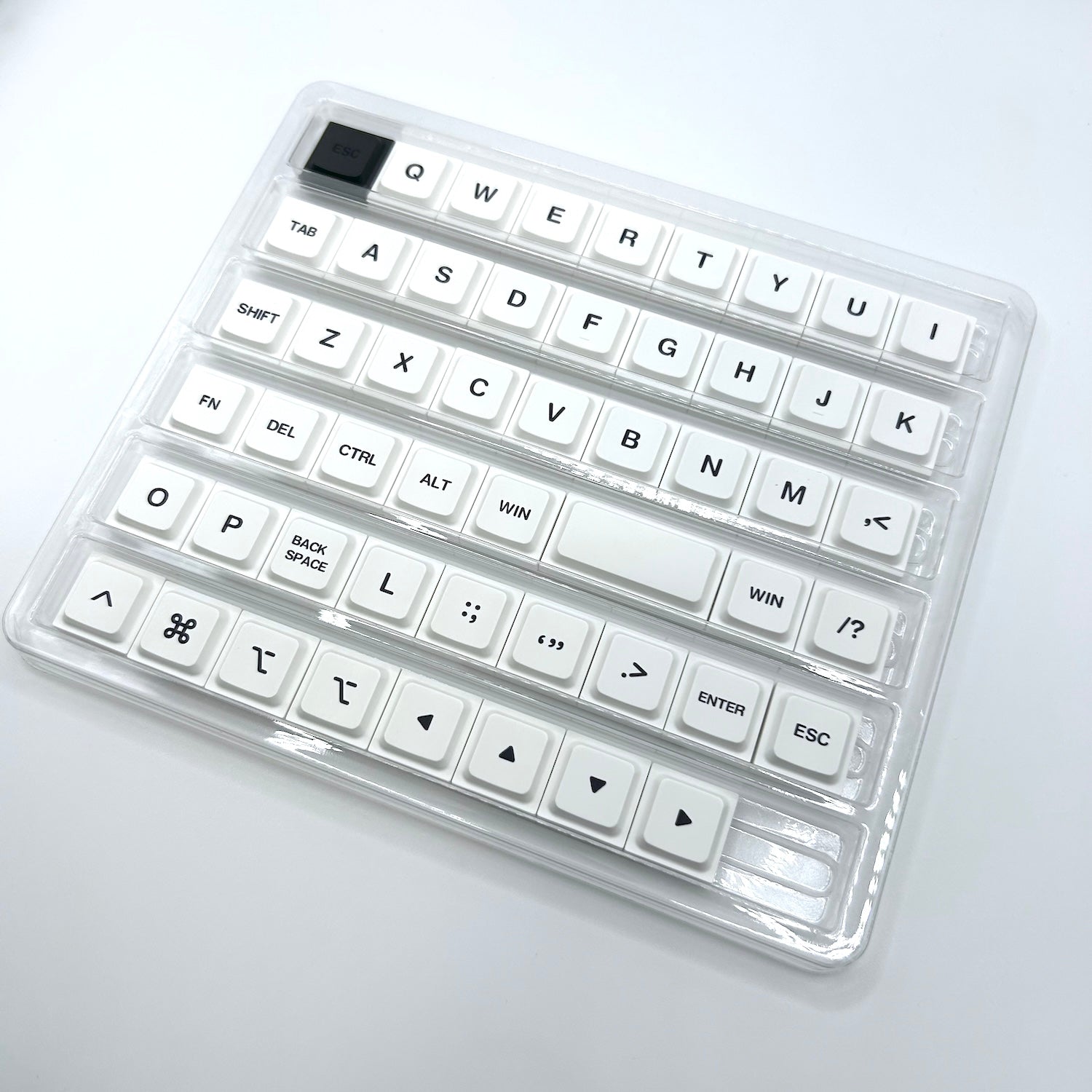 Chocfox LAK ロープロファイルキーキャップセット（PBT/52キー