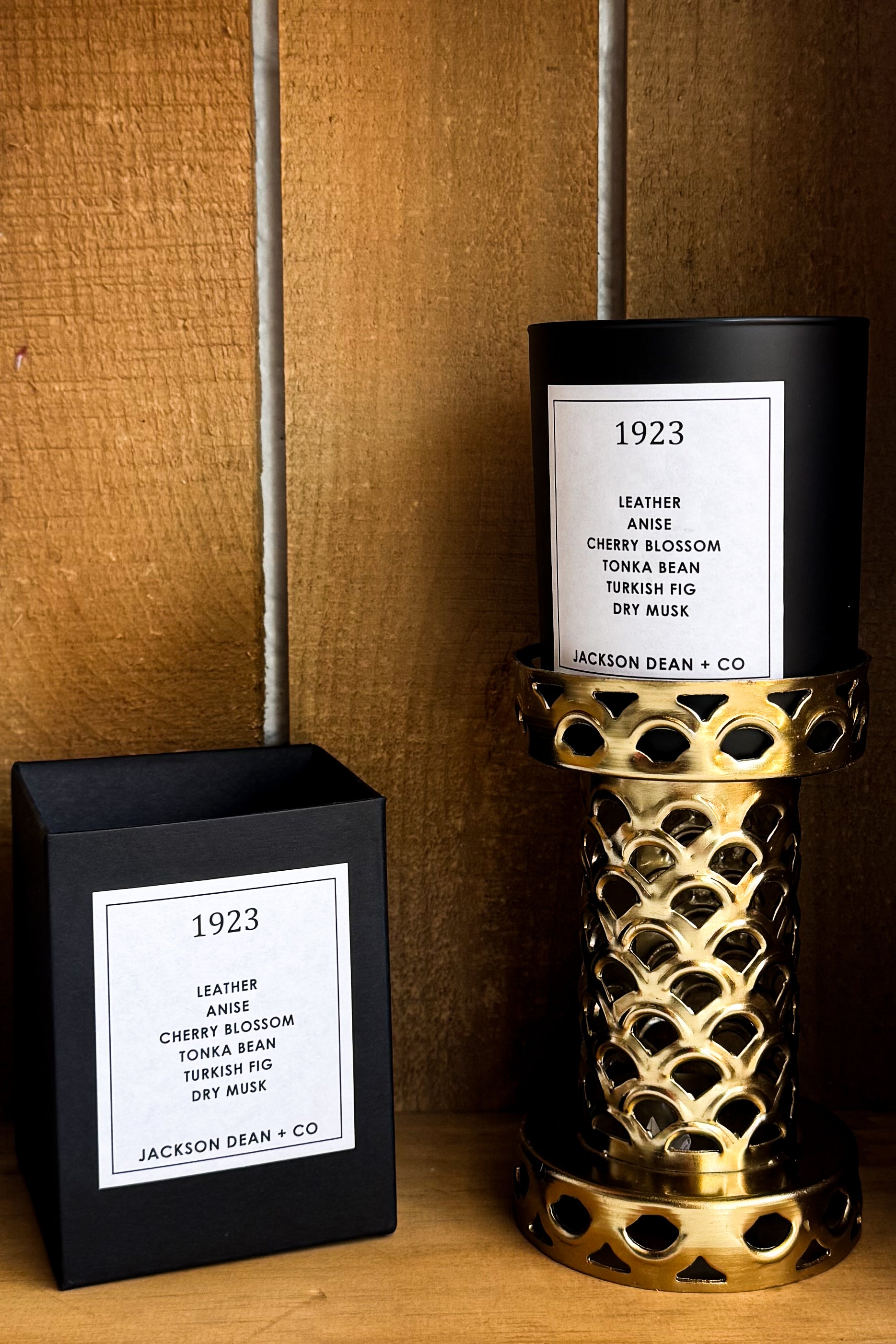 1923 Candle – Signature Leather Scent | Jackson Dean + Co