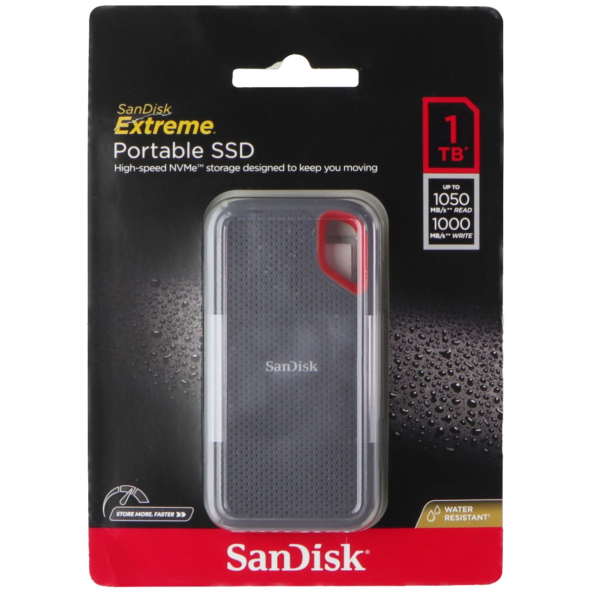 SanDisk (1TB) Extreme Portable External SSD w/ USB-C Port - Gray