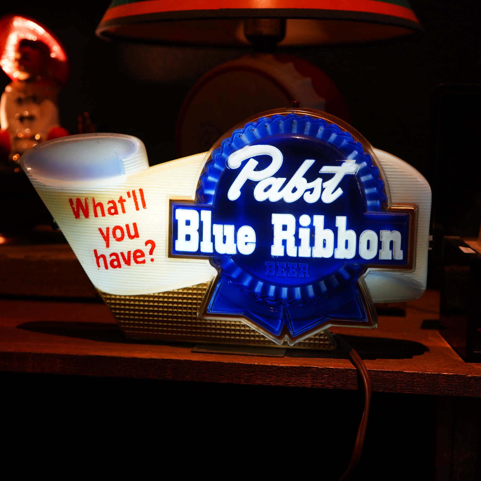 1950's Pabst Blue Ribbon ライトサイン – SK OLDIES