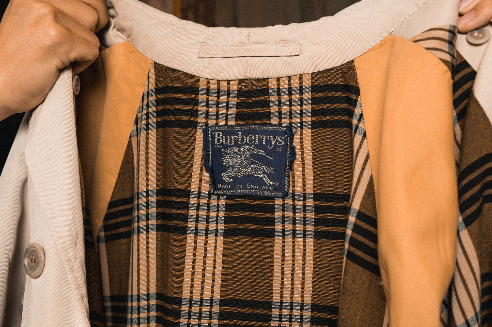 VINTAGE BURBERRY】上品さと渋さを兼ね備えた希少コート 80's BURBERRY