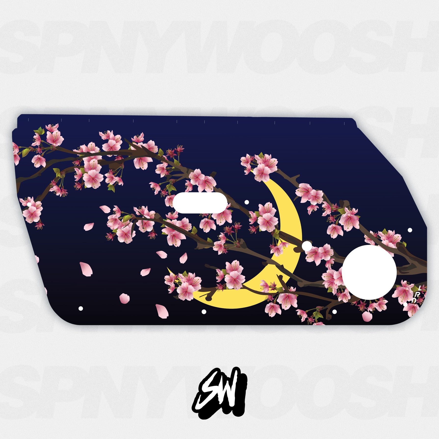 Sakura - Midnight Door Card Vinyl Design – Spinnywhoosh Graphics