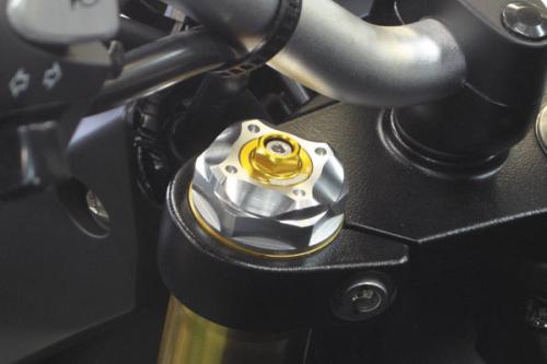 SPECIAL PARTS TAKEGAWA / フロントフォークトップボルト(シルバー