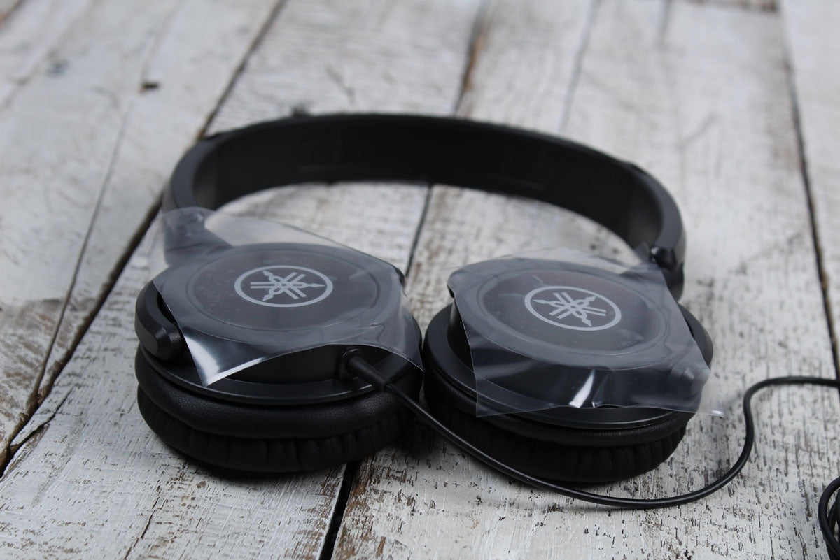 Yamaha HPH-100B Dynamic Closed Back Headphones with Adjustable