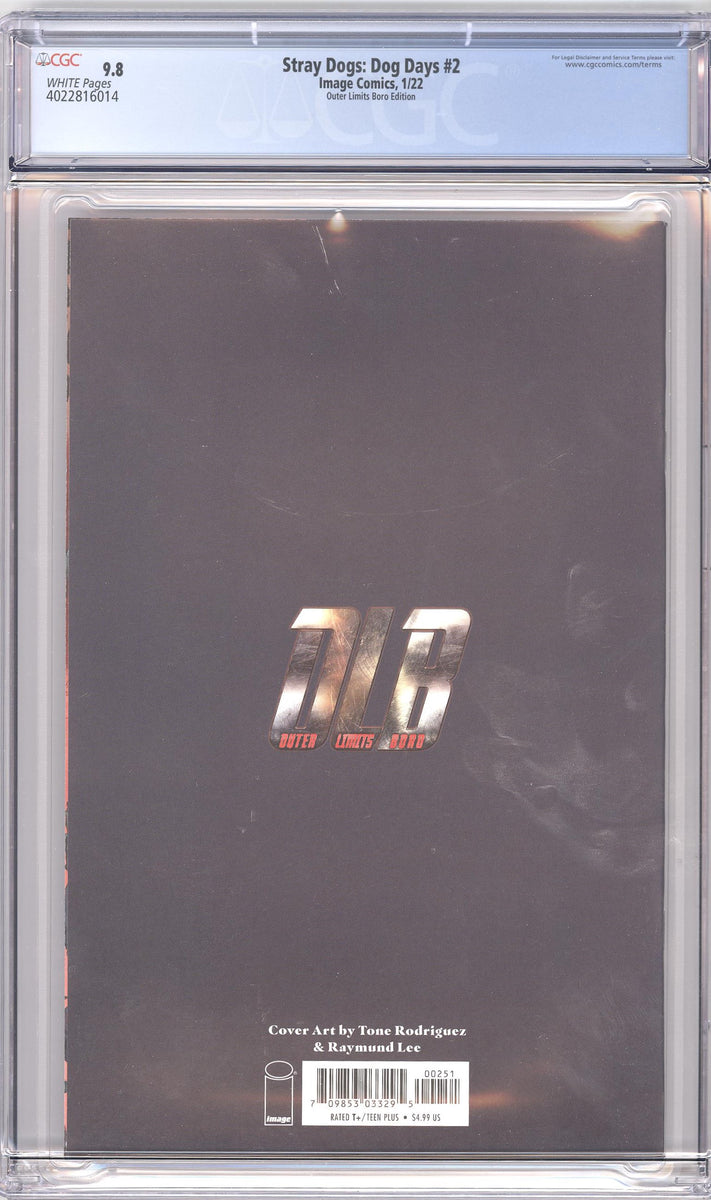 Stray Dogs: Dog Days #2 - OLB Exclusive - CGC 9.8 – Outer Limits Boro