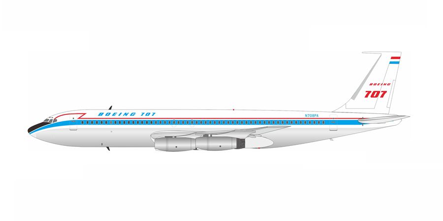 InFlight200 【予約商品】707-100 ボーイング ハウスカラー