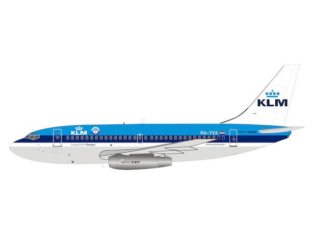 InFlight200 【予約商品】737-200 KLM オランダ航空 PH-TVX With Stand