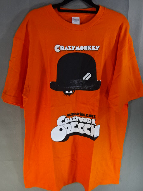 葛西純「CRAZYWORK ORECCHI」Tシャツ①(オレンジ) – 闘道館