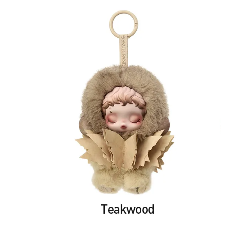 Skullpanda L'impressionnisme Series Vinyl Plush Pendant Teakwood