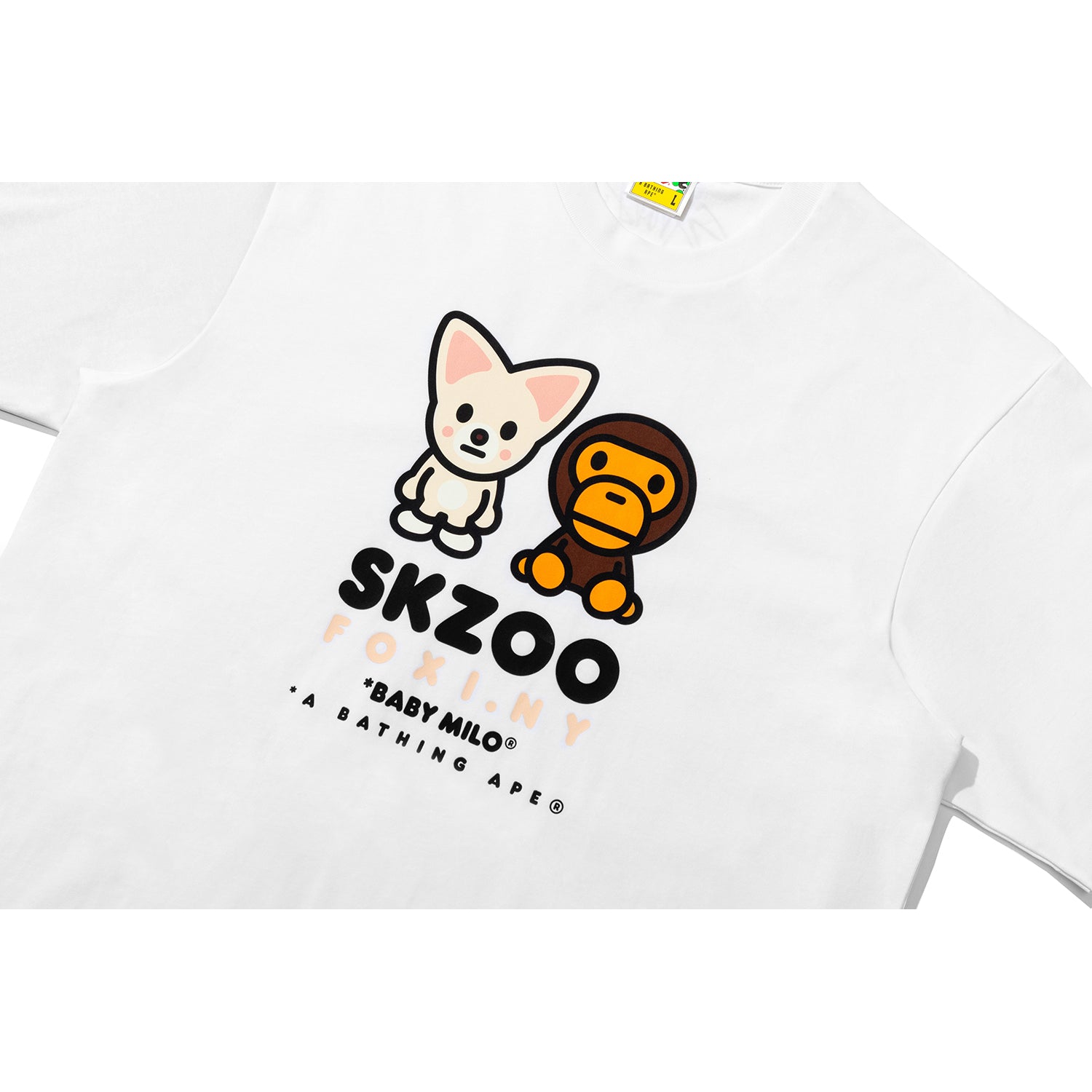 BAPE X STRAY KIDS FOXI.NY BABY MILO TEE MENS – us.bape.com