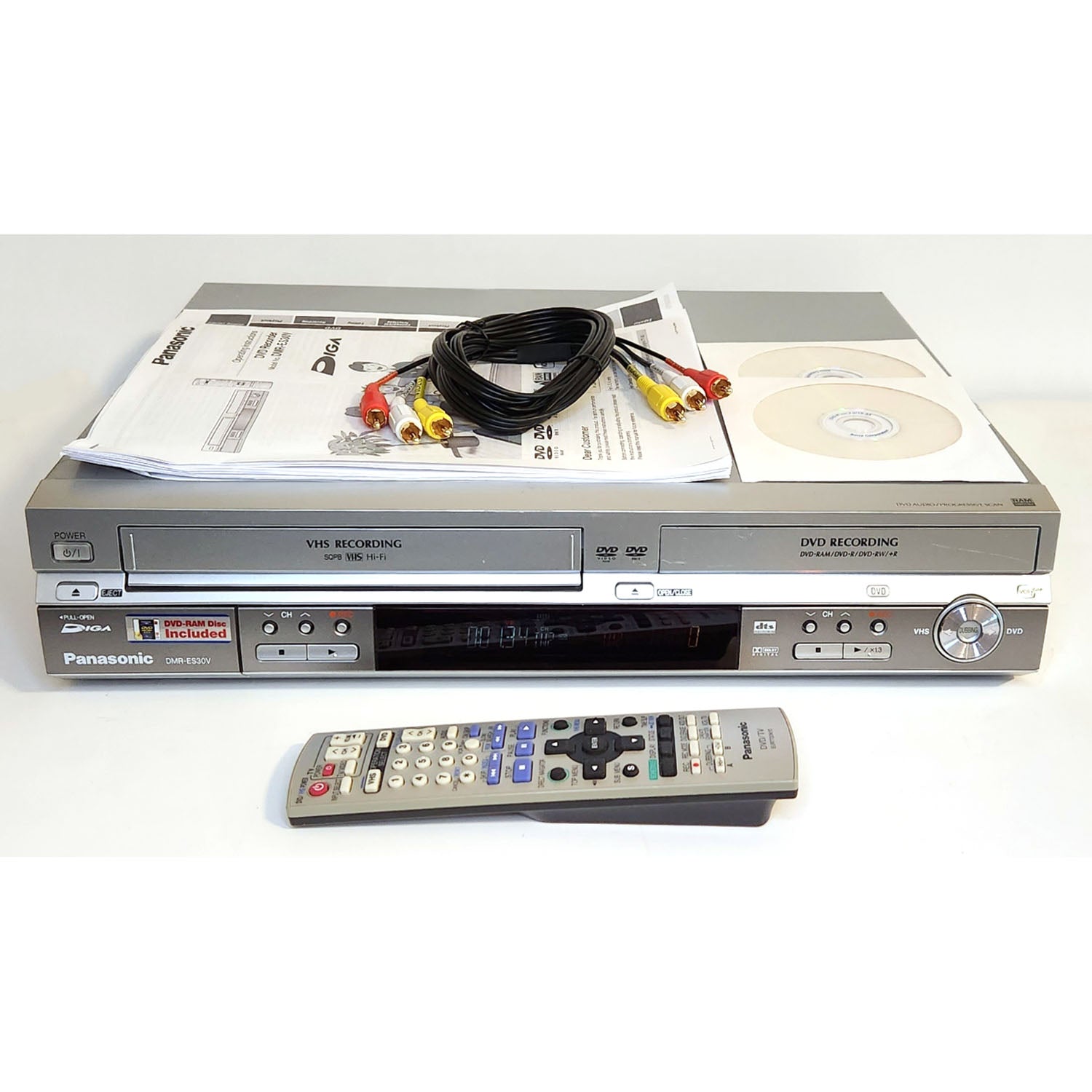 Panasonic DMR-ES30V VHS VCR/DVD Recorder Combo – VCR-DVD.com