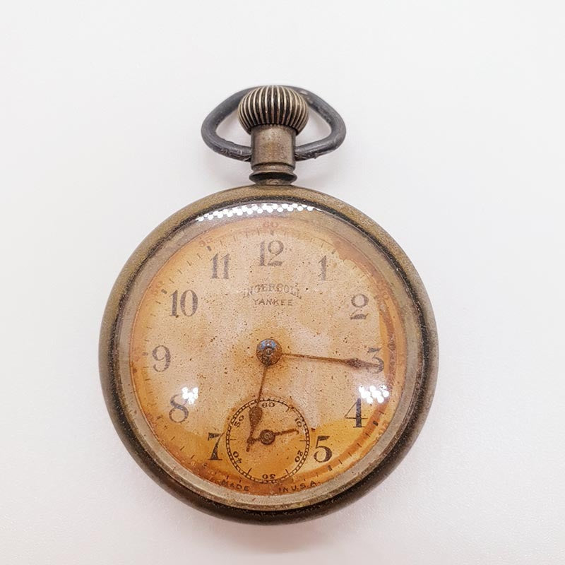 1910s Ingersoll Yankee USA Pocket Watch for Parts & Repair