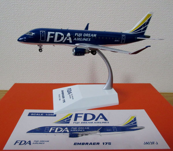 1/200 JC Wings FDA EMBRAER 175 JA13FJ