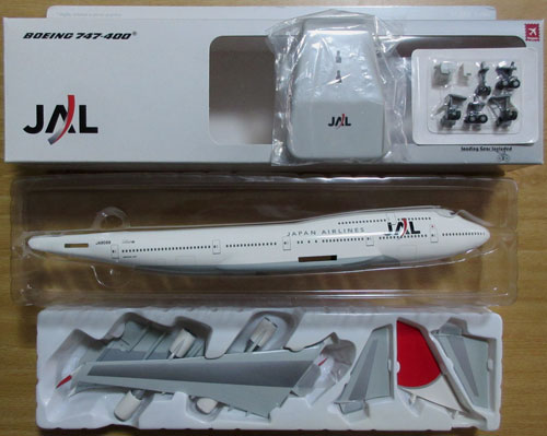 JALUX hogan 日本航空B747-400 1/200 [ギア未開封] JALUX hogan 日本