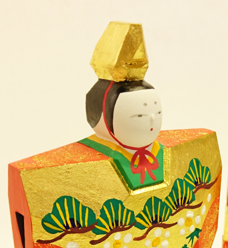 奈良の一刀彫雛人形・立雛3号（神泉作） 商品詳細 丹青堂｜書道用品