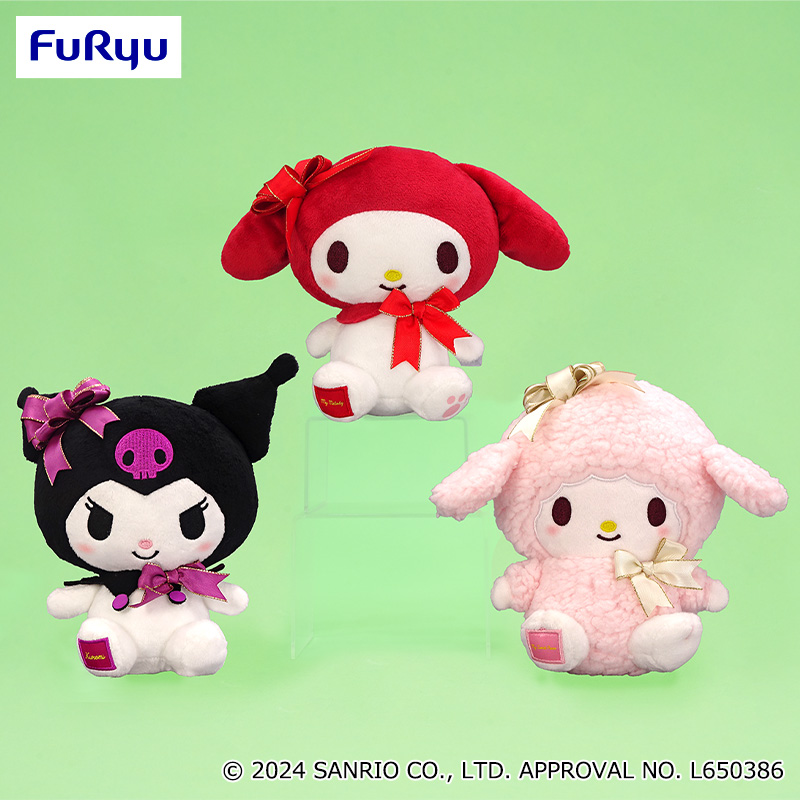 マイメロディ・クロミ ラッピングリボンぬいぐるみ｜タイトーの11月の