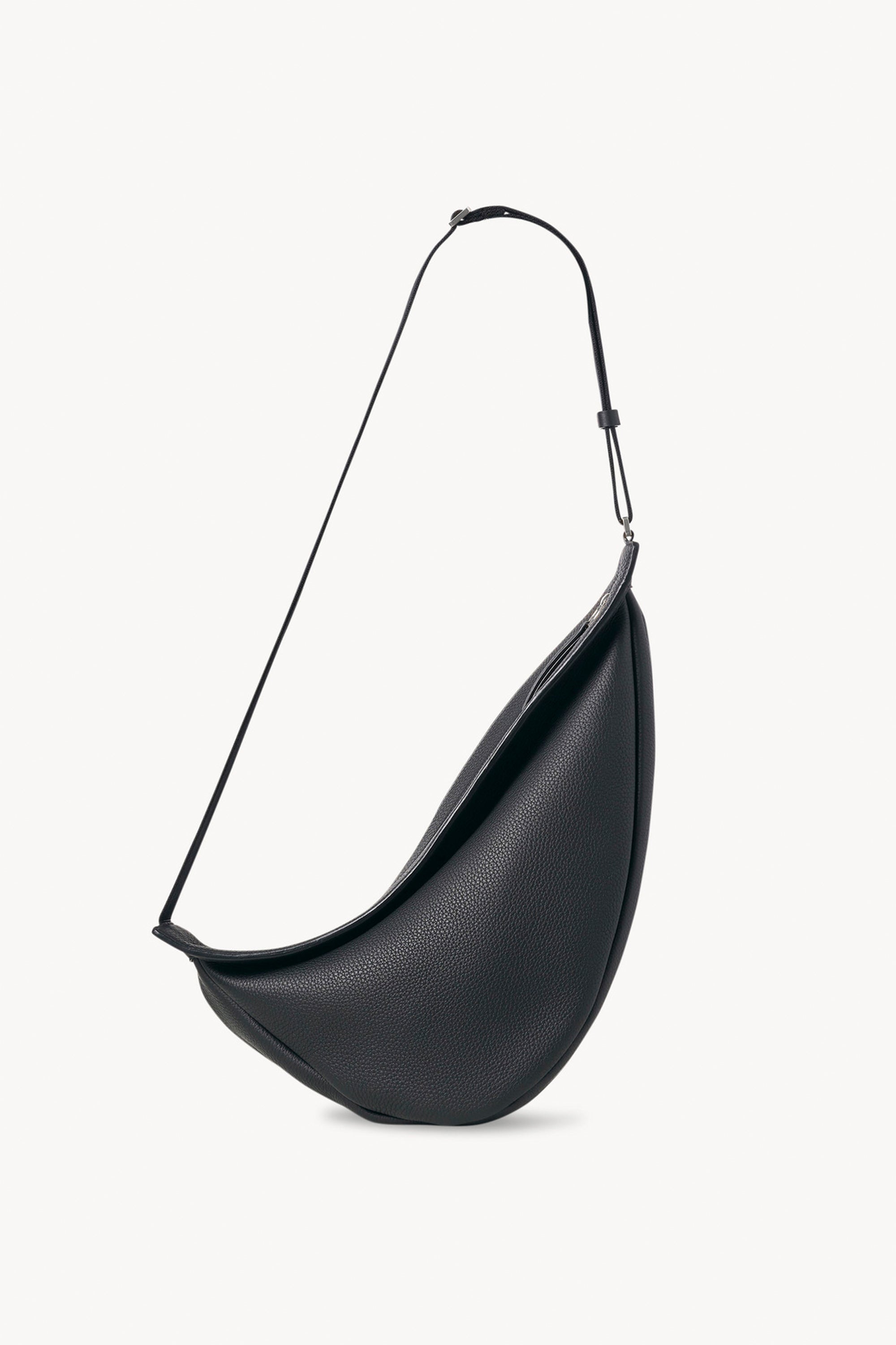Large Slouchy Banana Bag Black – The Row