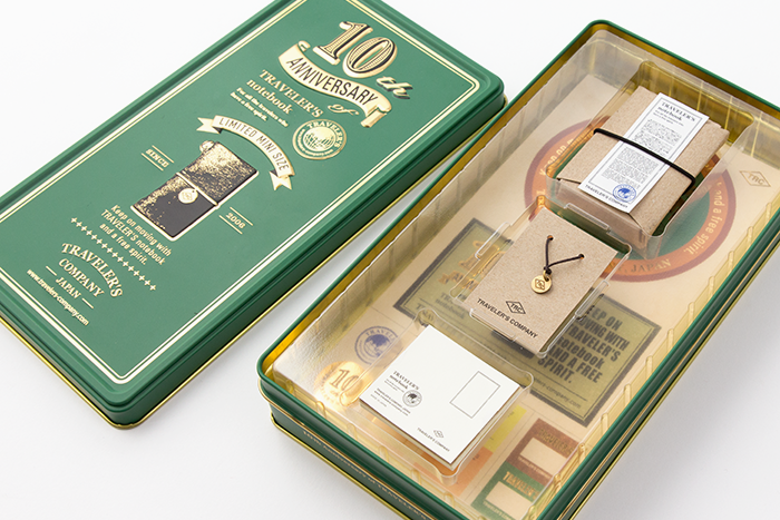 TRAVELER'S Notebook Mini 10th Anniversary Can Set - The Paper Seahorse