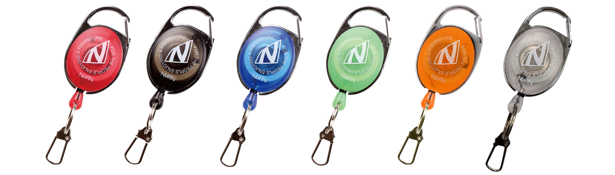NISSIN カラビナリール | (株)宇崎日新（NISSIN）| 磯・船・渓流などの