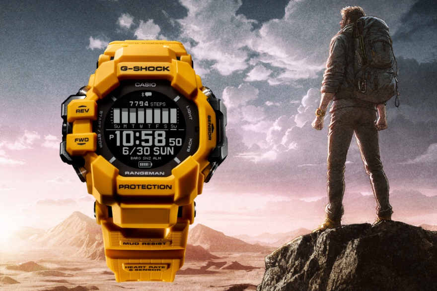 6つのセンサーとGPS機能を搭載した、カシオ G-SHOCK「RANGEMAN