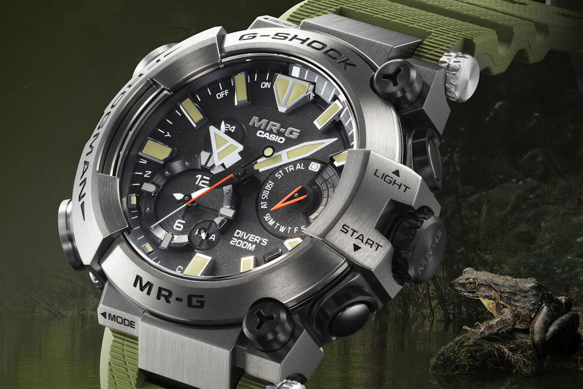 MR-G」フロッグマンに世界最大のカエル、ゴライアスガエルをモチーフと