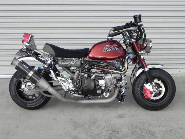 モンキー チタン製サブフレーム事例3 | バイクのワンオフパーツ