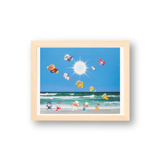 オフィシャルショップ限定】ジクリー版画『海であそぼう』｜グッズ