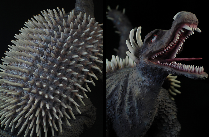 浅井造形】 アンギラス 大阪蹂躪 完成品