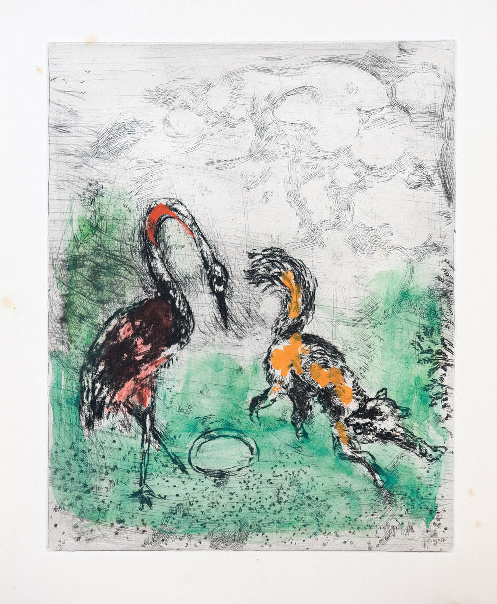 Marc Chagall The Fox and the Stork. – Goldmark