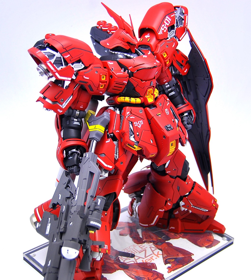 MG 1/100 MSN-04 Sazabi Ver.Ka: Improved w/Metal parts, LED, others