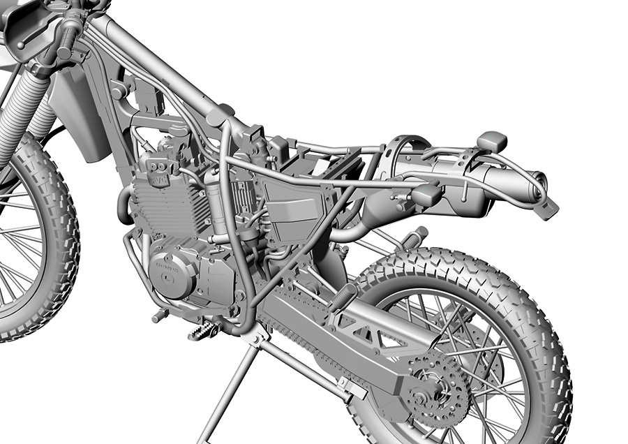 ホンダ XLR BAJA（MD22）（1991） | 株式会社 ハセガワ