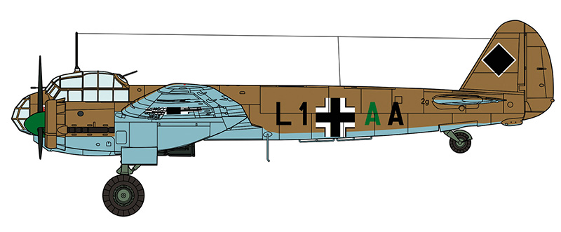 ユンカース Ju88A-10 (A-5 Trop) “北アフリカ” | 株式会社 ハセガワ