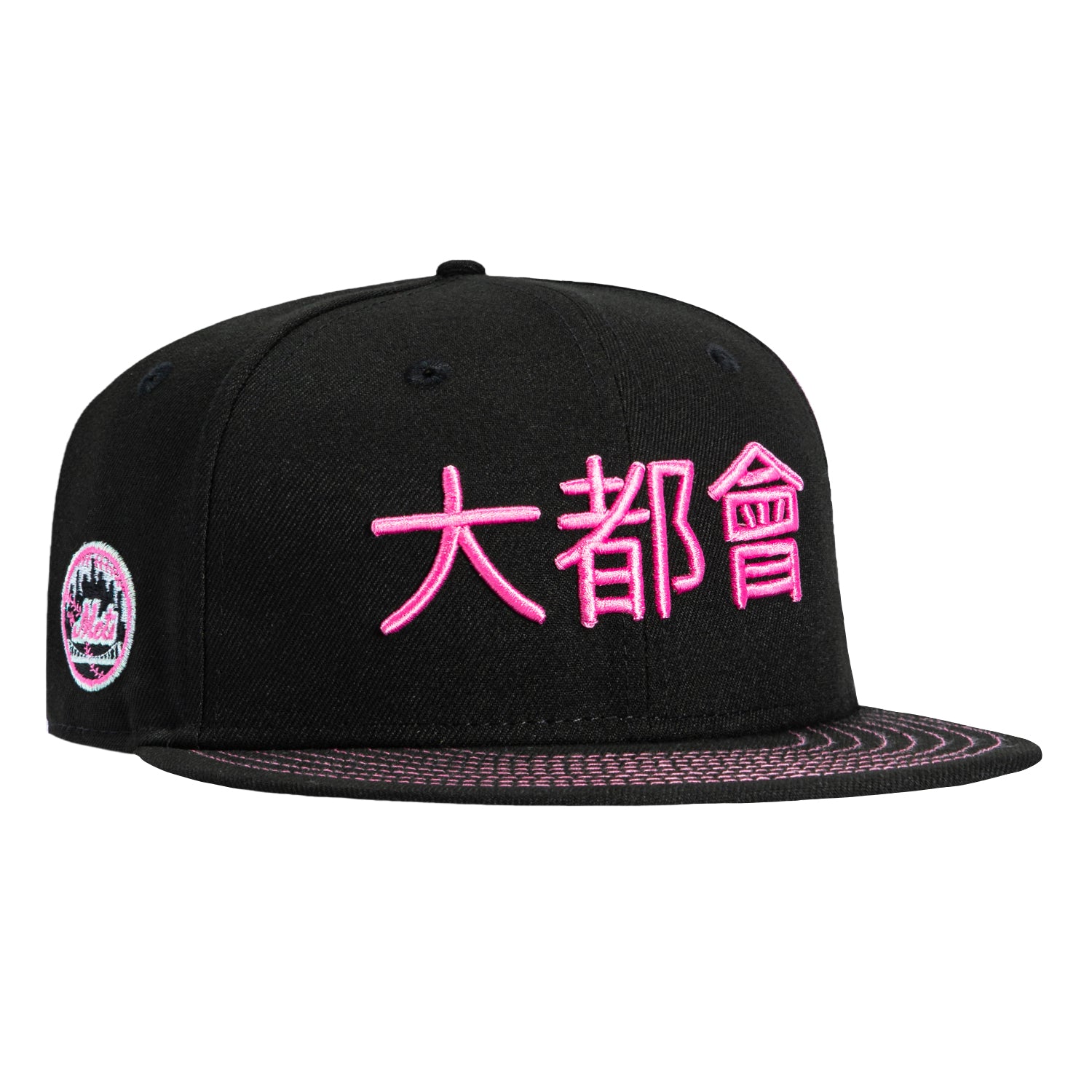 New Era 59Fifty New York Mets Logo Patch Chinese Script Hat