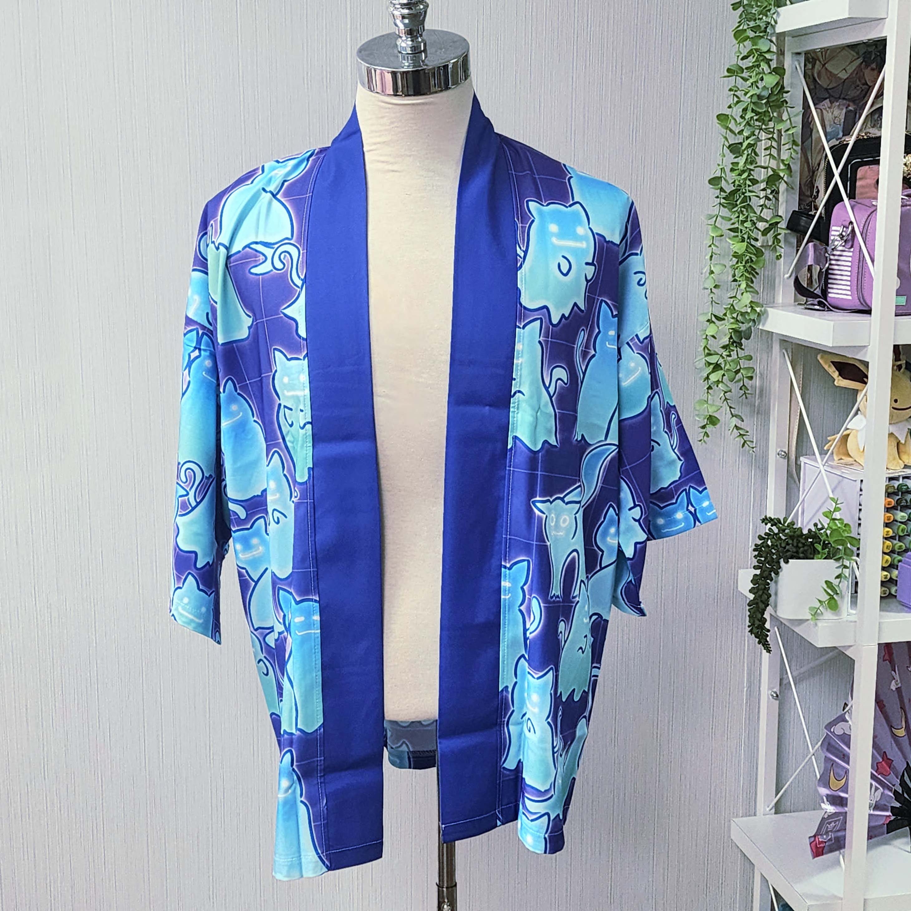 Ghost Cats Haori | Kimono Cardigan – Holic Mode