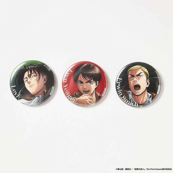 進撃の巨人 描き下ろし缶バッジセット – IG Port ONLINE STORE