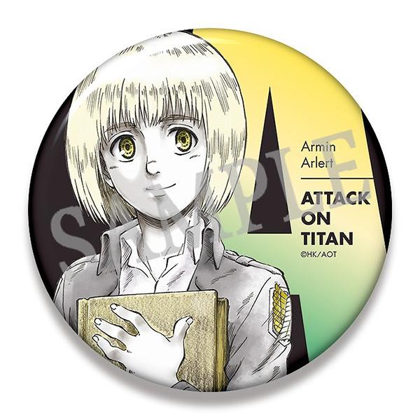 進撃の巨人 WIT STUDIO 描き下ろし ビッグ缶バッジ アルミン – IG Port