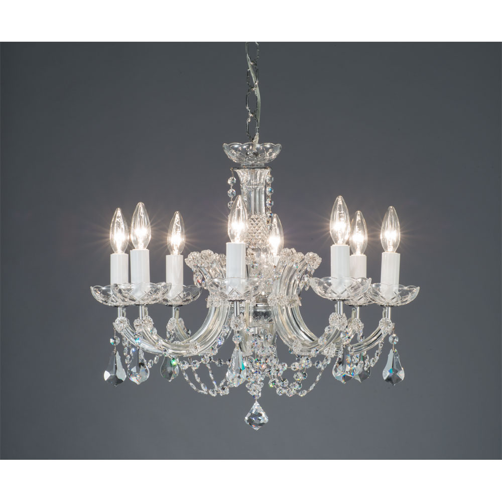 シャンデリア「ARL-2930SCH/8CR」約8畳用 ランプ別売【要施工取付