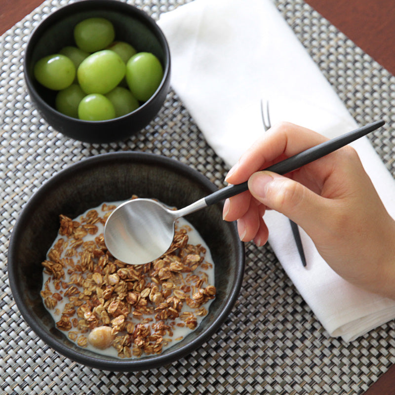 デザートスプーン | GOA ブラックシルバー | クチポール 通販