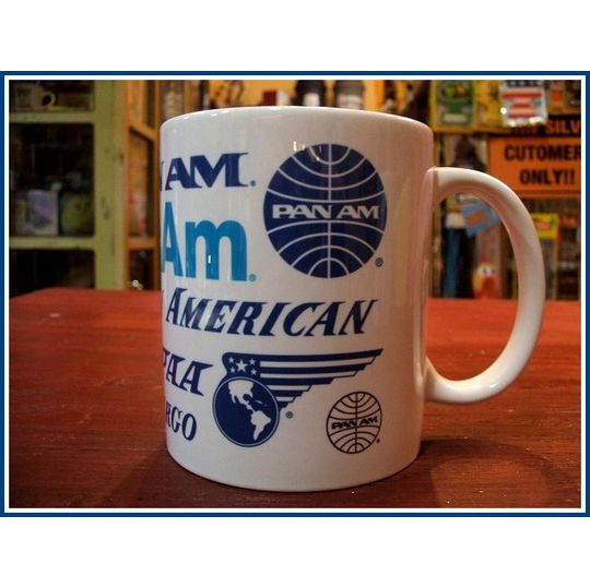 パンナム】航空/PANAM/パン/アメリカン/マグカップ/ロゴ/アソート 商品