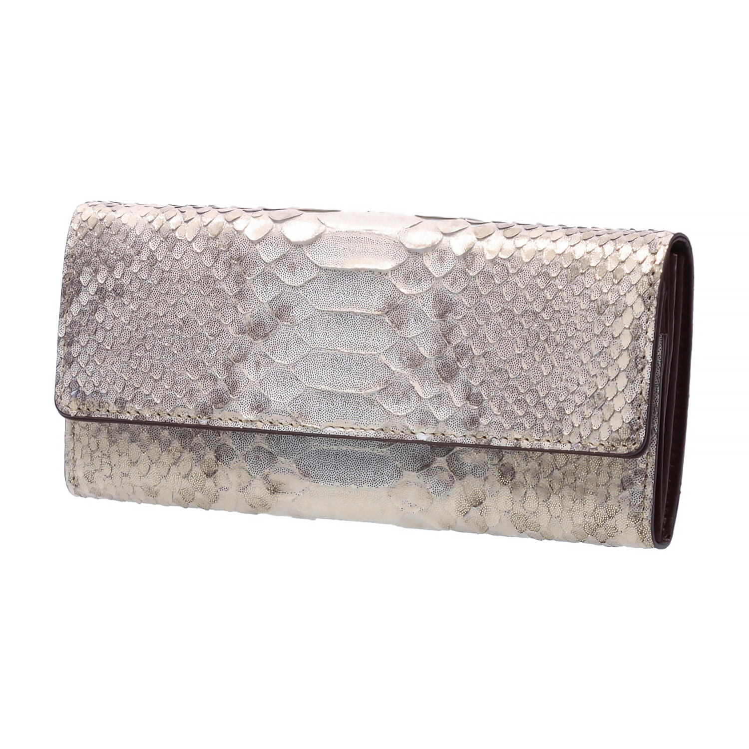 ダイヤモンドパイソン 蛇革 ギャルソン長財布 | 株式会社 高屋 | Japan