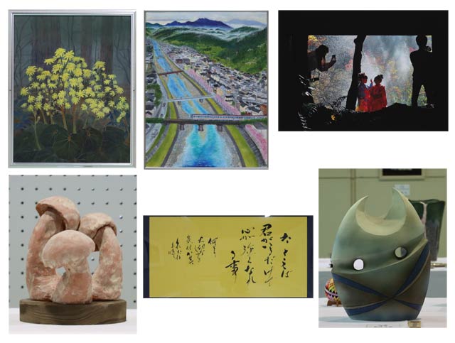 加茂市展が開幕 一般の部に応募117点
