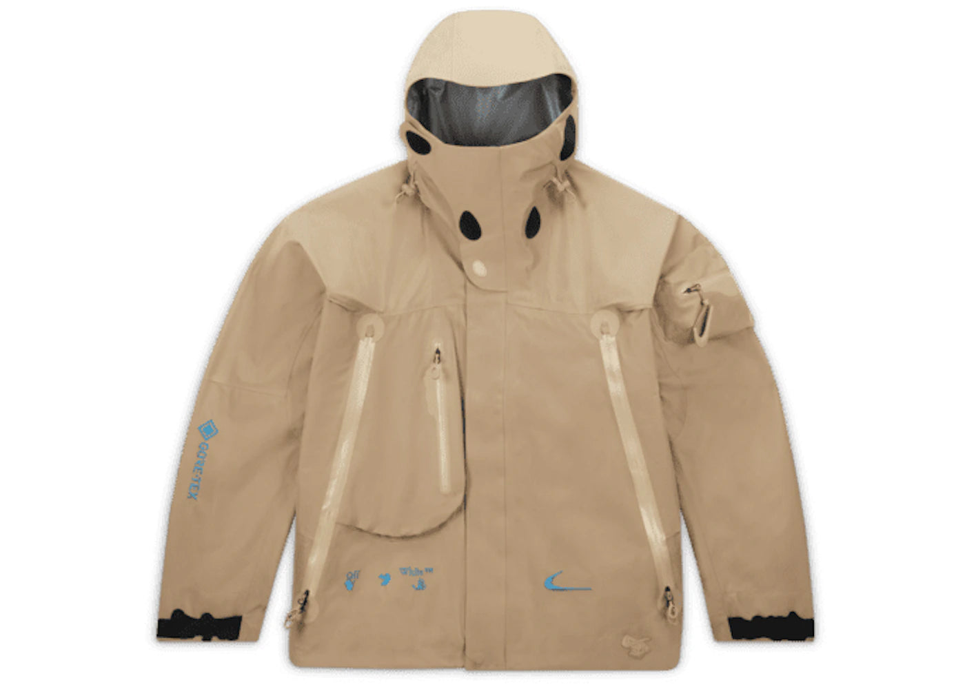 Off-White X Nike 007 Gore-Tex Jacket Beige – Kicks Machine
