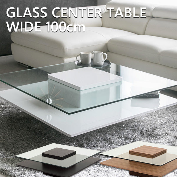 lushroom センターテーブル 正方形 ブラック ホワイト ウォールナット