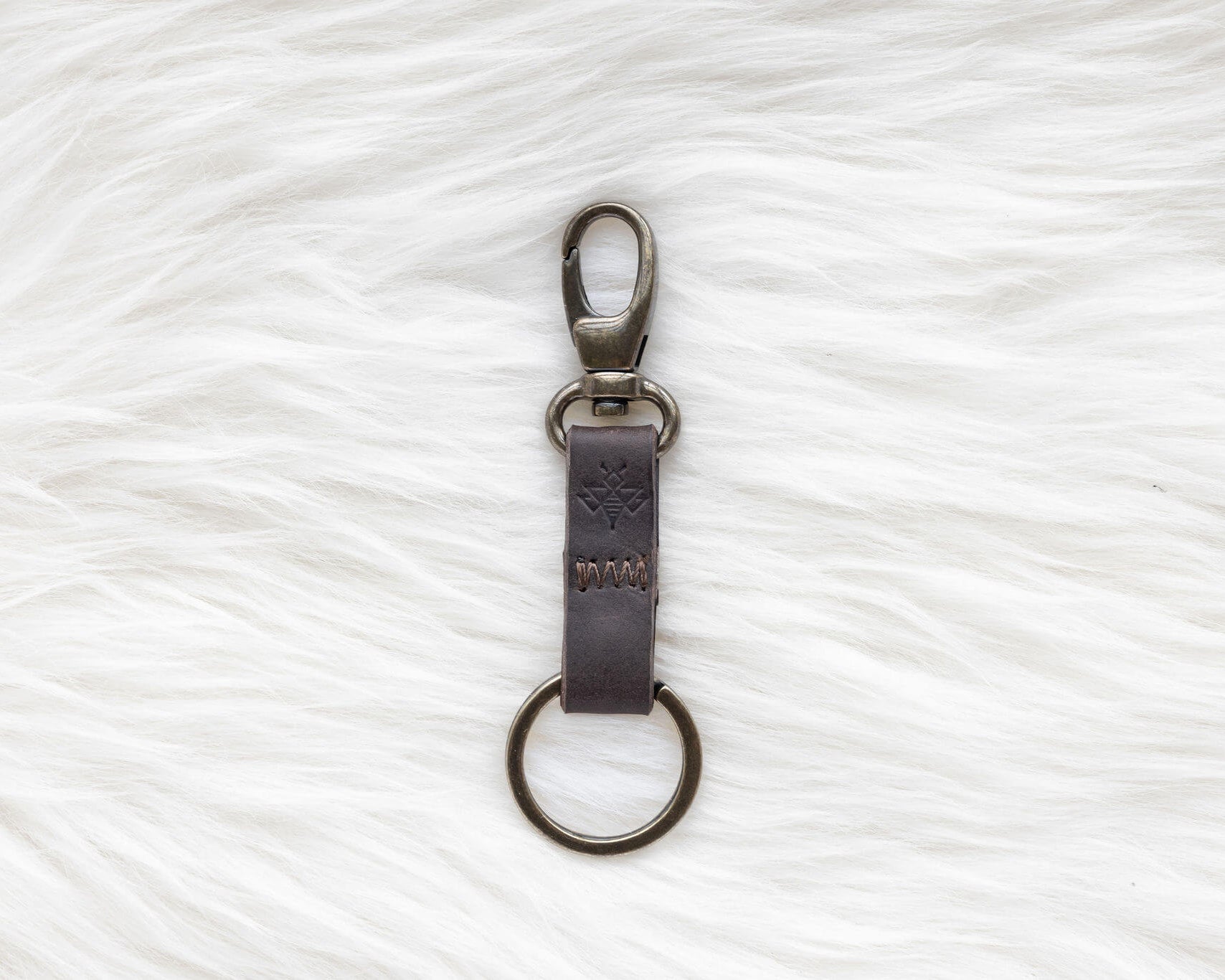 Espresso Keychain | Lyons Leather Co.