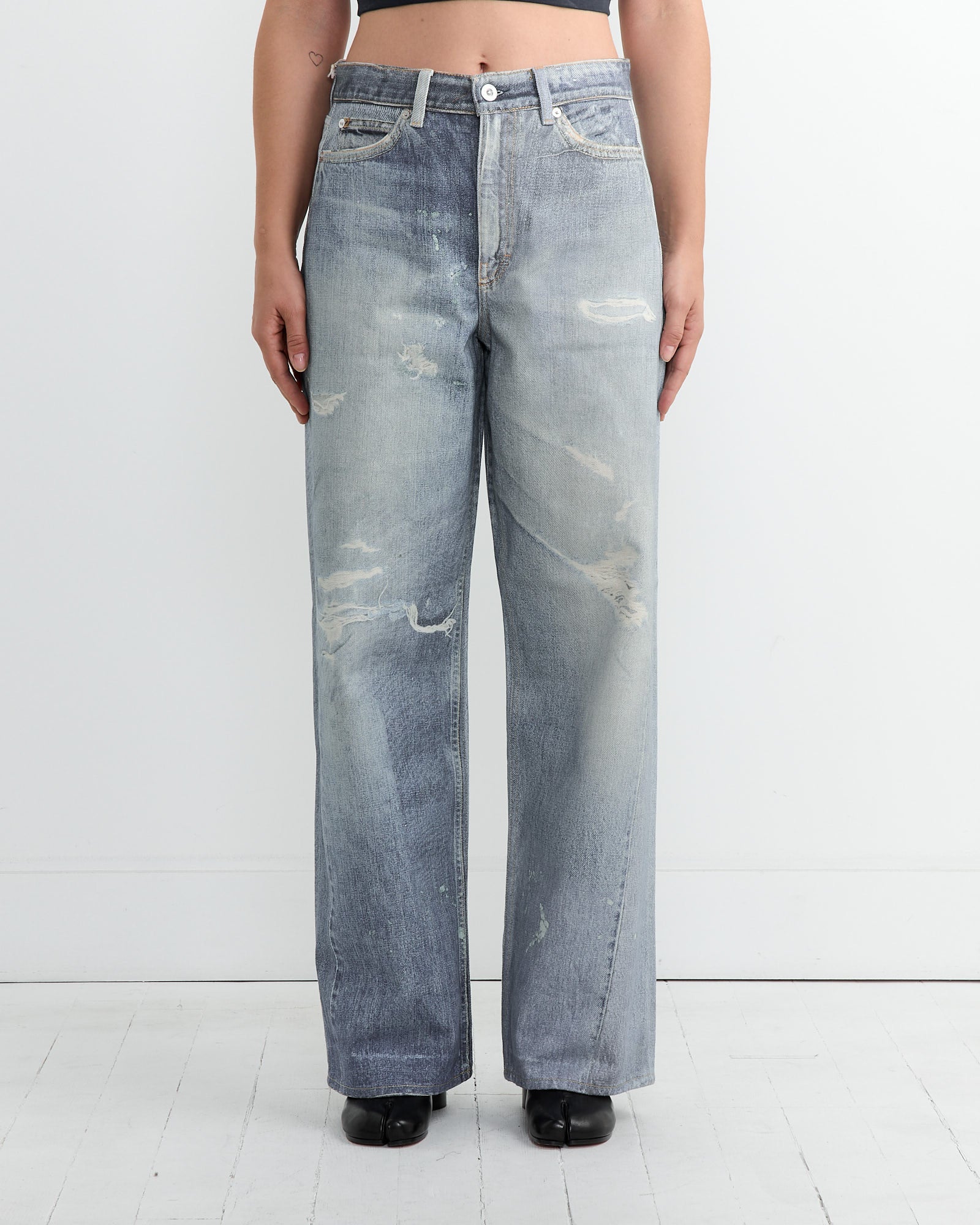 Full Cut Jean in Digital Denim Print