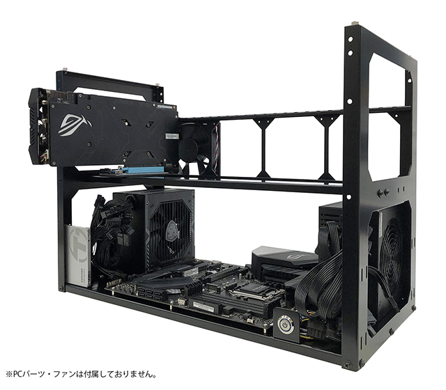 長尾製作所 -8GPUマイニングフレーム スタック式-