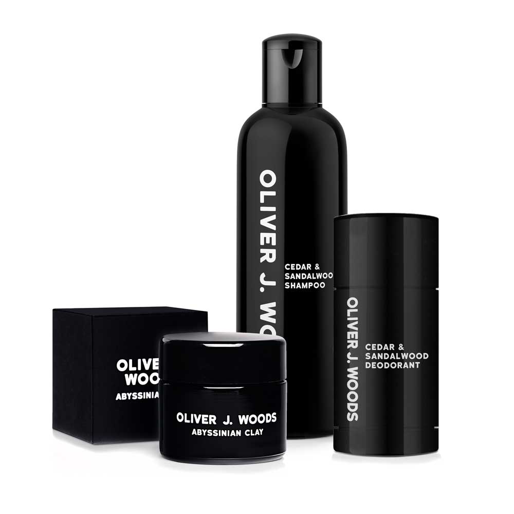 Abyssinian Clay, Cedar & Sandalwood Shampoo and Cedar & Sandalwood