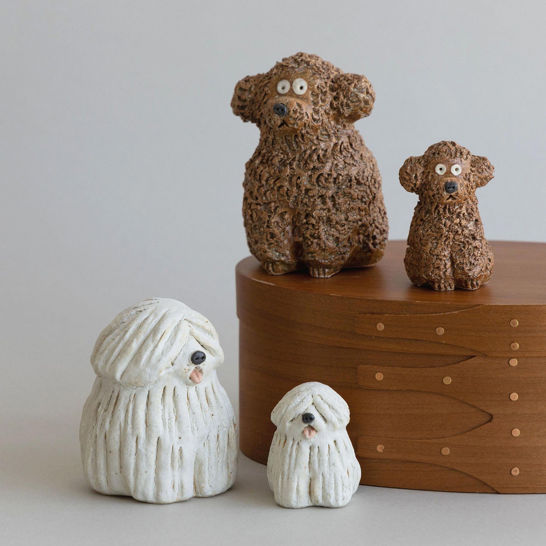 幸生窯 陶のオブジェ／犬｜オブジェ・ぬいぐるみ｜オルネ ド フォイユ